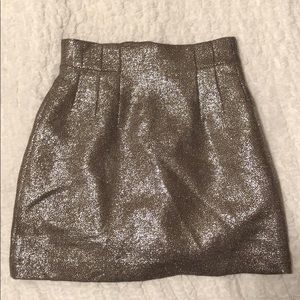 H&M sparkly mini skirt
